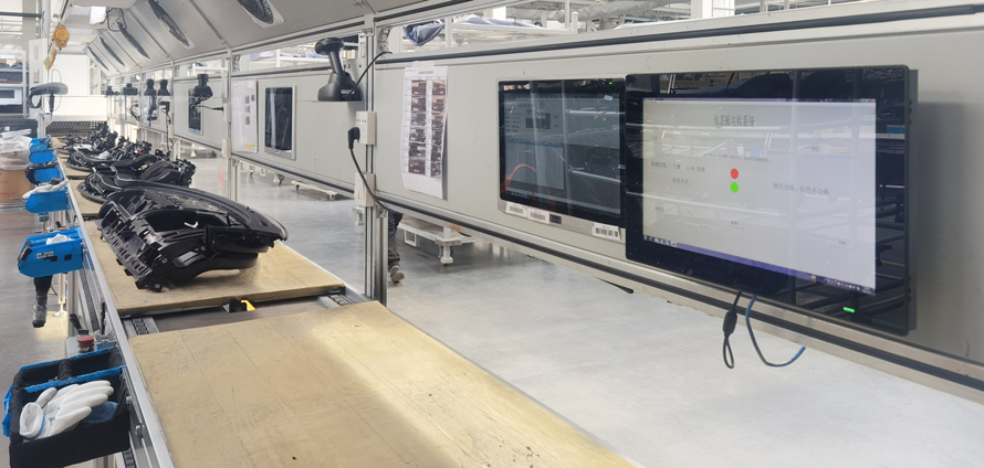 雙層倍速鏈汽車儀表臺組裝線