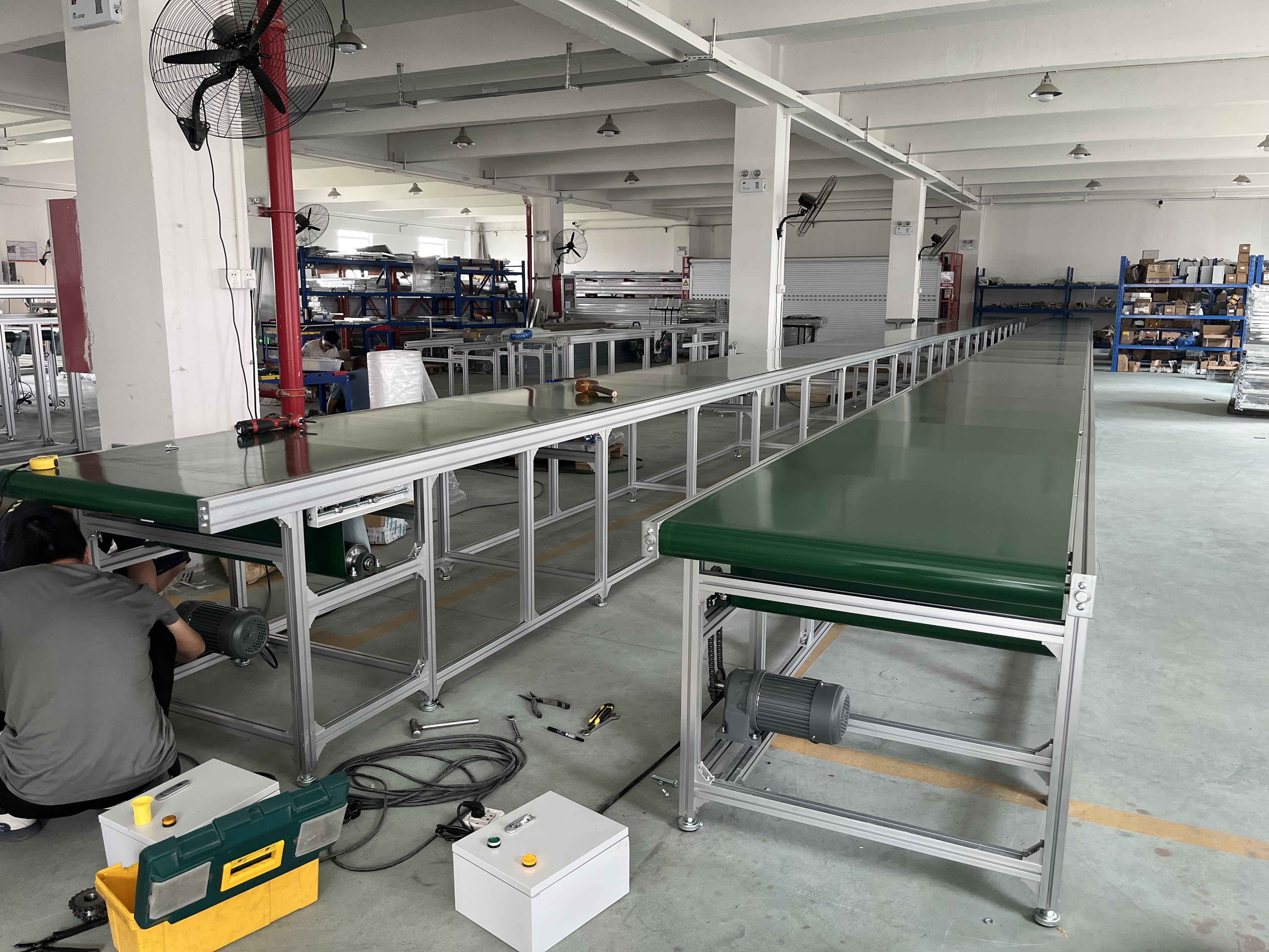 加長款皮帶輸送機流水線