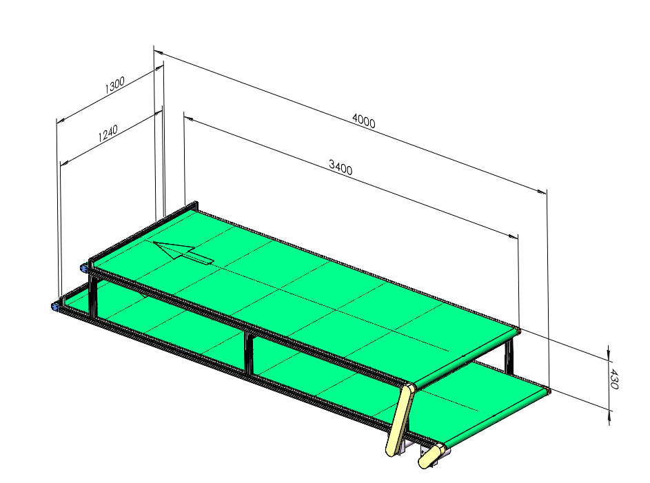 皮帶輸送機流水線